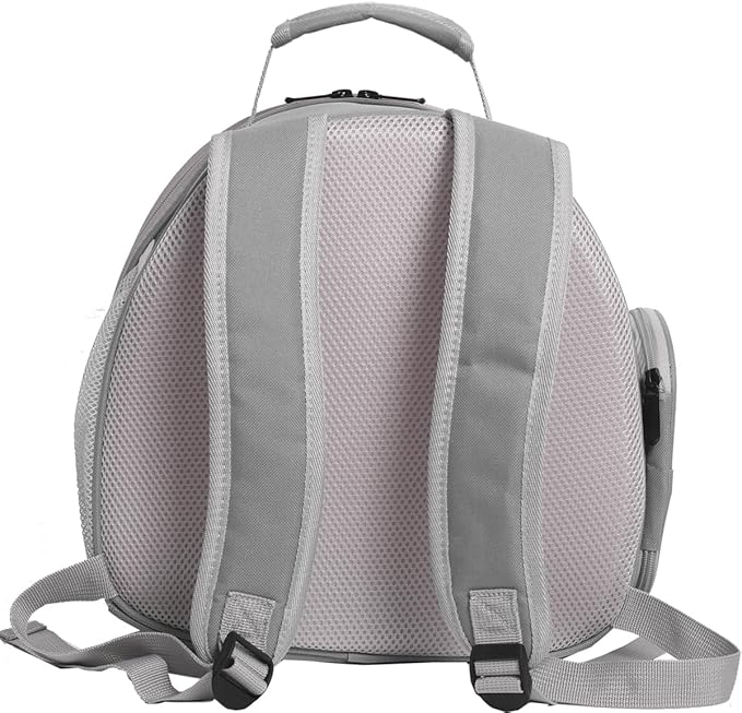 Guinea Pig Carrier,Guinea Pig Carrier for 2,Reptile Travel Carrier for Lizards Sugar Glider Hedgehog Rat Parrot Birds (Grey, Backpack)