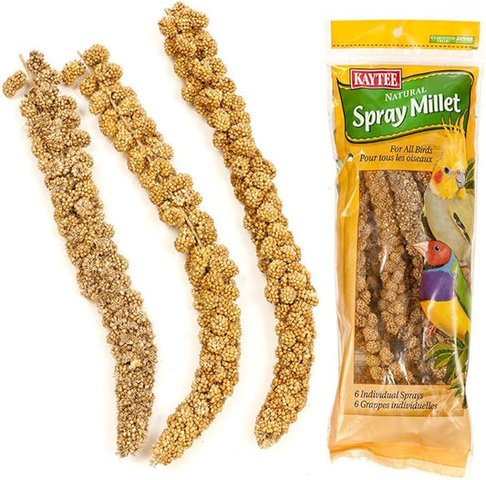 Kaytee Spray Millet Treat for Pet Birds, 3 Ounce