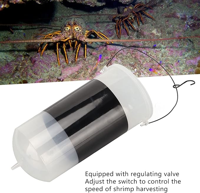Zerodis Shrimp Hatchery Kit, Shrimp Hatchery Kits Large Capacity Automatic Shrimp Eggs Incubator with Regulating Valve