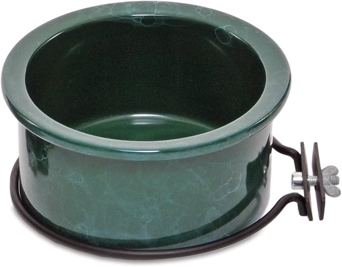 Prevue Pet Products BPV6402 Ceramic Marble Crock Dish Birds Cup, 24-Ounce