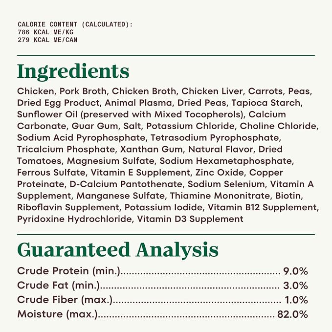 NUTRO HEARTY STEW Adult Natural Grain Free Wet Dog Food Cuts in Gravy Tender Chicken, Carrot & Pea Stew, 12.5 oz. Cans (Pack of 12)