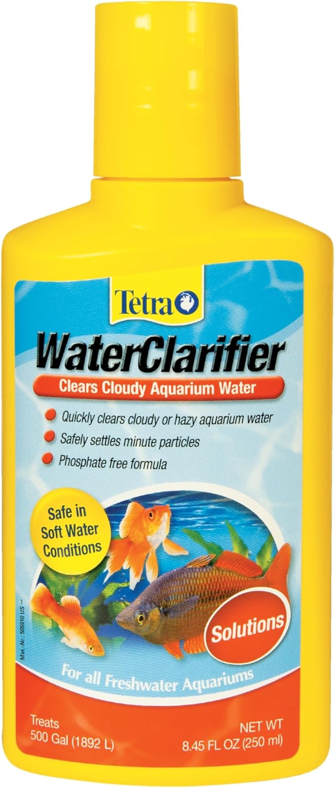 Tetra Water Clarifier, Aquarium Treatment Solution, 8.45 oz (24-Pack), Clears Cloudy Aquarium Water, Safe to Use with Fish and Plants, for Fresh Water