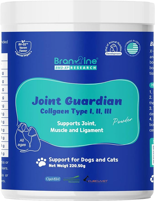 Joint Guardian for Cats and Dogs - Supports Joint, Muscle and Ligament (220.5g) with OptiMSM®, Curcuvet®, Collagen I,II,III (Joint)