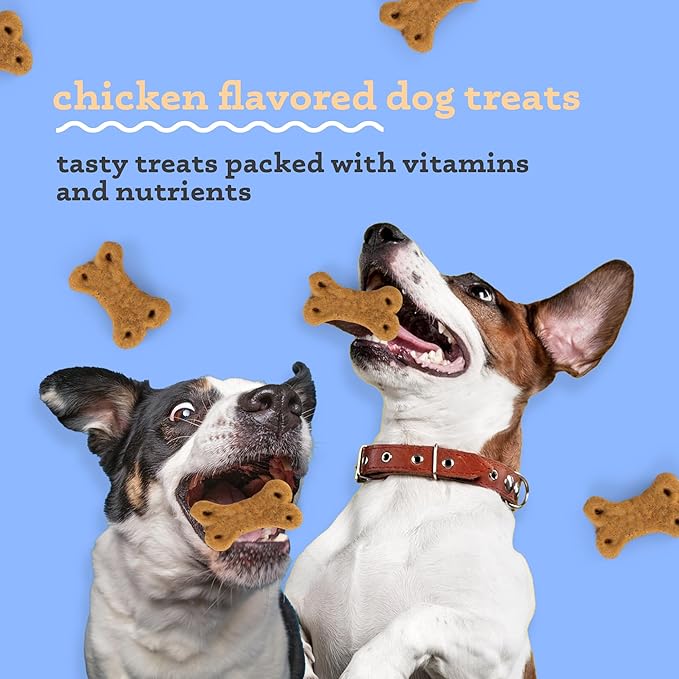 Wags & Wiggles Defense Bites Treats for Dogs, Chicken Flavor, 5.5 oz Resealable Bag | Immune Support Functional Treats for Dogs with Sweet Potato, Spirulina and Turmeric