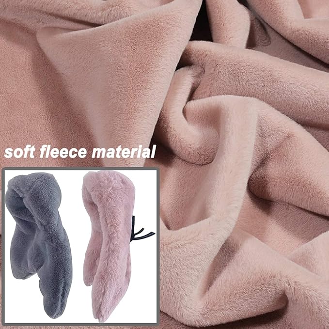 2 Pieces Bird Cozy Corner Fleece Bird Blanket Parrot Warm Nest House Bed Hanging Hammock Toy Plush Snuggle Hut Cage Bedding for Parakeets Conures Cockatiels Lovebirds (Pink + Grey)