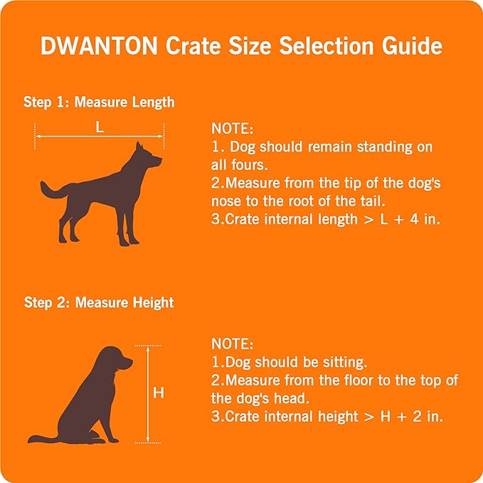 DWANTON Dog Crate Furniture, 42.5" L Three-Door Wooden Dog Kennel Indoor, Connectable expansion, Wooden Dog Crate Table for Small/Medium/Large Dog, Dog House, Dog Cage Large, Black