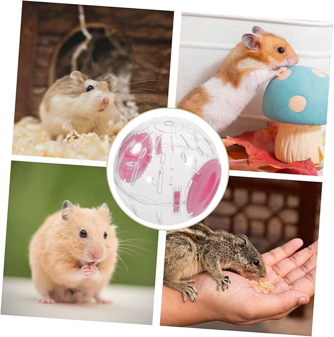 6 Pcs Small Hamster Sports Ball Exercise Balls for Guinea Pig Small Animals Running Balls Hedgehog Exercise Balls Gerbils Running Balls Small Pet Supplies Small Hamster Ball