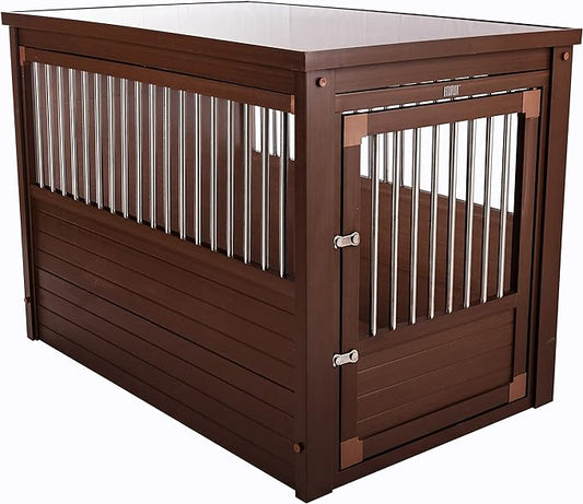 New Age Pet ecoFLEX Pet Crate/End Table, X-Large, Russet