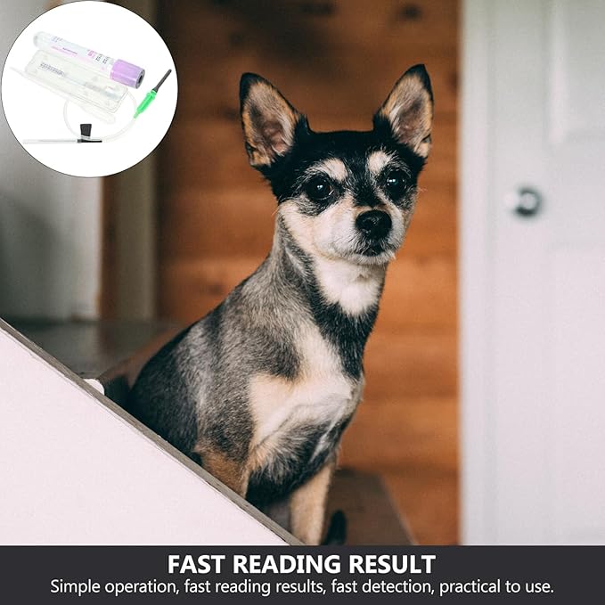 Dog Pregnancy Test Kit at Home, Fast Accurate Detection Pregnant Test Paper Strip for Dog, Cat Veterina Disposable Pet Clinic Equipment - Instructions are on The Details Page