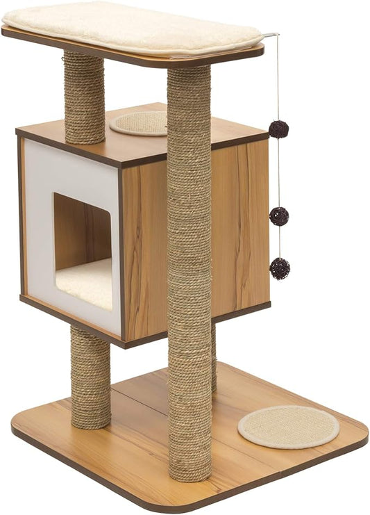 Catit Vesper Cat Tree, Base, Walnut, 52042