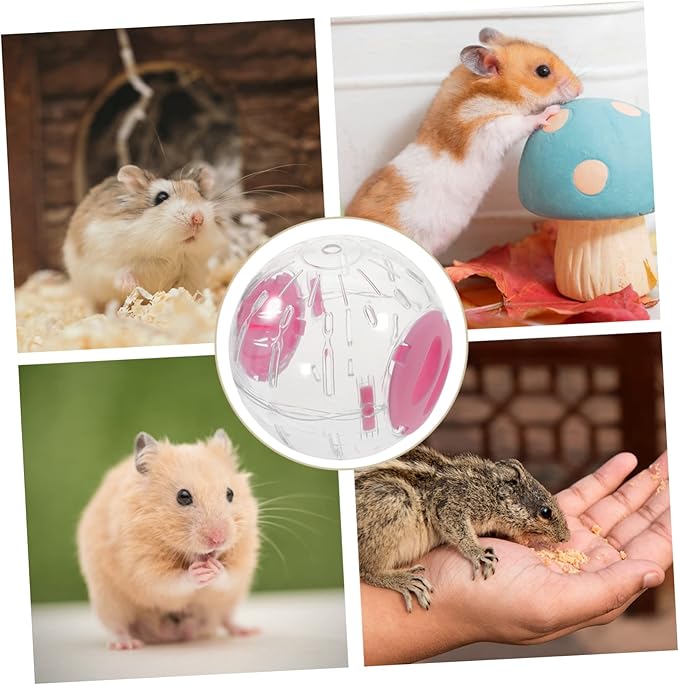 Ipetboom 10 Pcs Small Hamster Sports Ball Hamster Ball Gerbil Running Ball Hedgehog Toy Sports Toys Hamster Running Ball Hedgehog Running Balls Hedgehog Exercise Balls Gerbils Exercise Ball