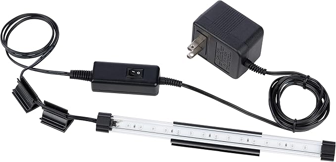 GloFish Blue LED Aquarium Light 8 Inches, 1 Count, Waterproof