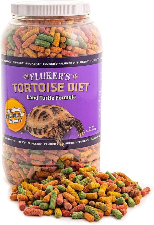 Fluker's Tortoise Diet, Large Pellet Food - Land Turtle Formula, 3.5lbs