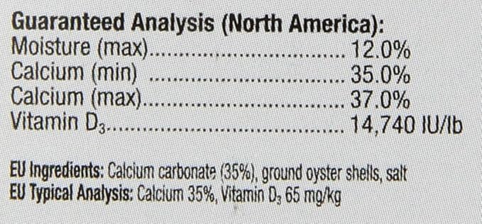 Exo Terra Calcium + D3 Powder Supplement for Reptiles and Amphibians, 1.4 Oz., PT 1855