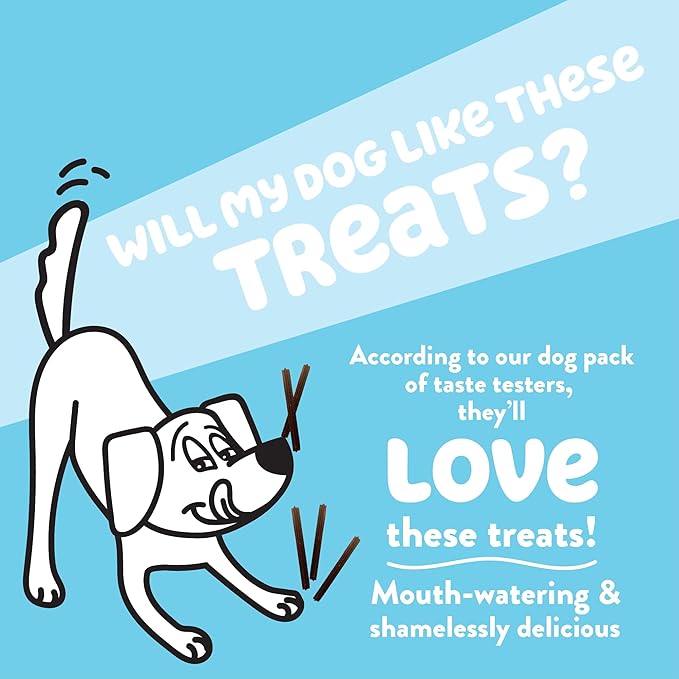 Shameless Pets Dental Treats for Dogs, A Cluck A Day (32 Sticks) - Dental Sticks with Digestive Support for Teeth Cleaning & Fresh Breath - Dog Bones Dental Chews Free from Grain, Corn & Soy