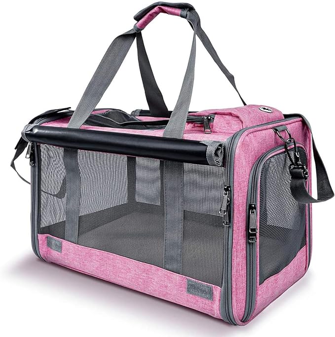 Pet Carrier for Large and Medium Cats, Soft-Sided Pet Carrier for Big Medium Cats and Puppy Dog Carriers Cat Carriers, Pet Privacy Protection Travel Carrier