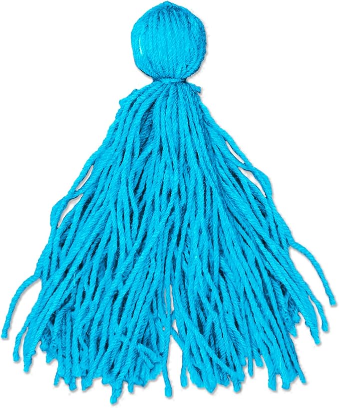 Fish Breeder Spawning Mop for Fish Tank, Floating Fish Breeding Mop for Egg Laying, Blue