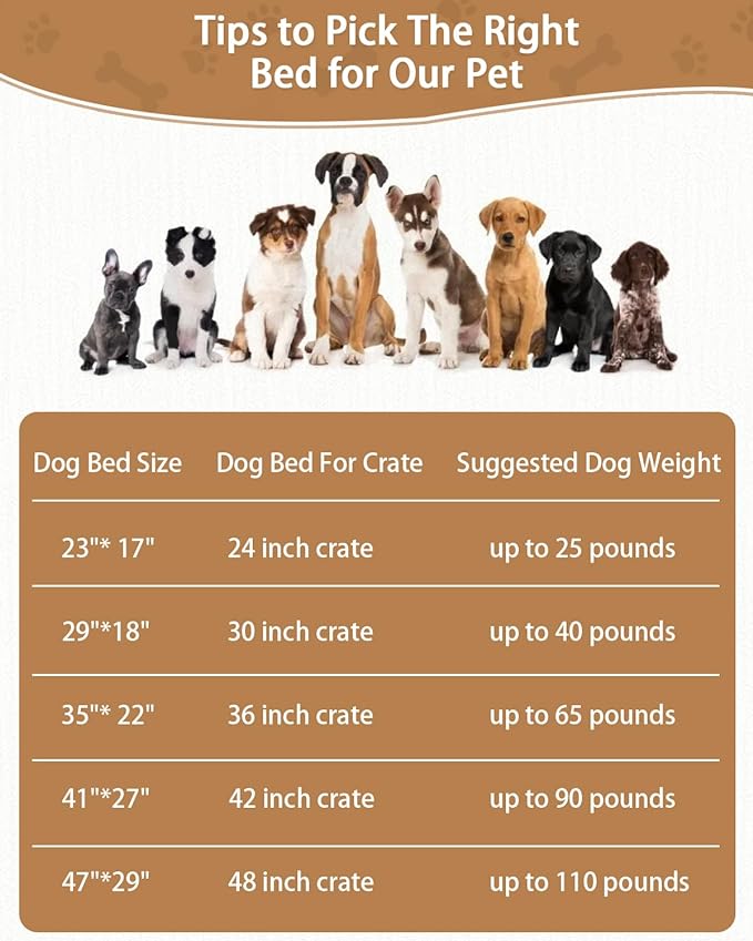 Dog Crate Pad Ultra Soft Dog Bed Mat Washable Pet Kennel Bed with Non-Slip Bottom Fluffy Plush Sleeping Mat for Large Medium Small Dogs, 41 x 27 Inch, Light Grey