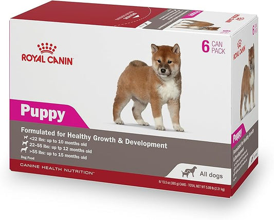 Royal Canin Canine Health Nutrition Puppy Canned Dog Food, 13.5 oz can (6-pack)