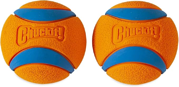 Chuckit! Flying Squirrel Dog Toy, Size Large (11" Diameter) and Chuckit! Ultra Ball Dog Toy, Medium (2.5 Inch Diameter) Pack of 2