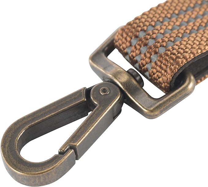 Carhartt Dog Leash Brown/Brushed Brass, Large