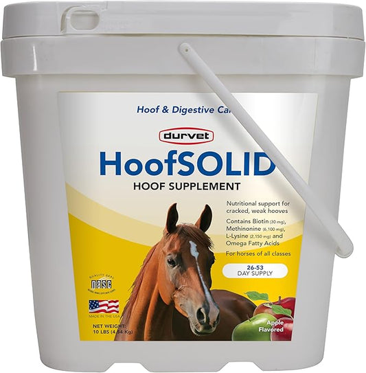 Durvet HoofSOLID Hoof Supplement - 10 lb Pail