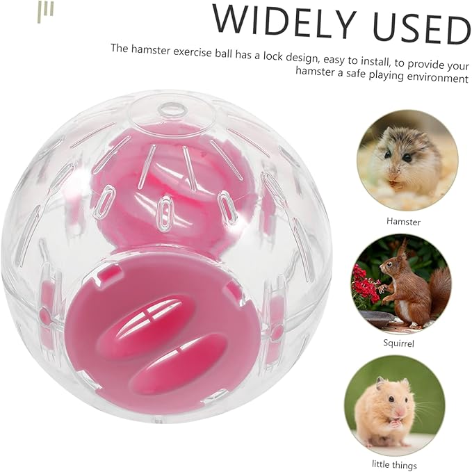10 Pcs Small Hamster Sports Ball Hamster Stuff Hamster Balls for Dwarf Hamsters Small Pet Running Balls Small Hamster Ball Hedgehog Running Balls Cage Rat Exercise Balls