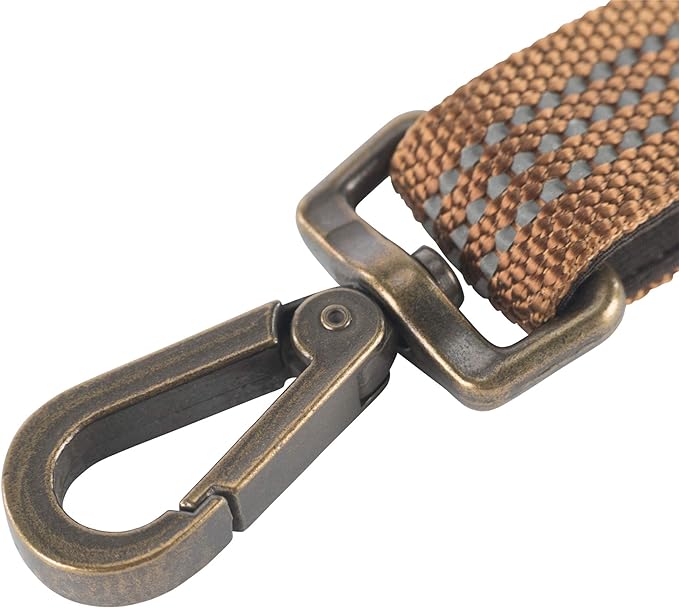 Carhartt Shock Absorbing Dog Leash Carhartt Brown/Brushed Brass