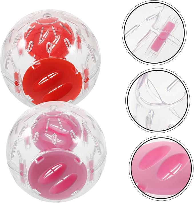 6 Pcs Small Hamster Sports Ball Exercise Balls for Guinea Pig Small Hamster Ball Dwarf Hamster Exercise Balls Chinchilla Running Balls Hamster Running Balls Guinea Pig Ball