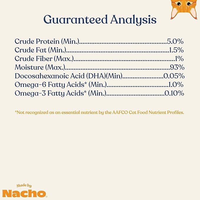 Made by Nacho Wet Cat Food Homestyle Bone Broth with Sustainably Caught Tuna and Cod Flakes Food Topper, Limited-Ingredient - 24ct