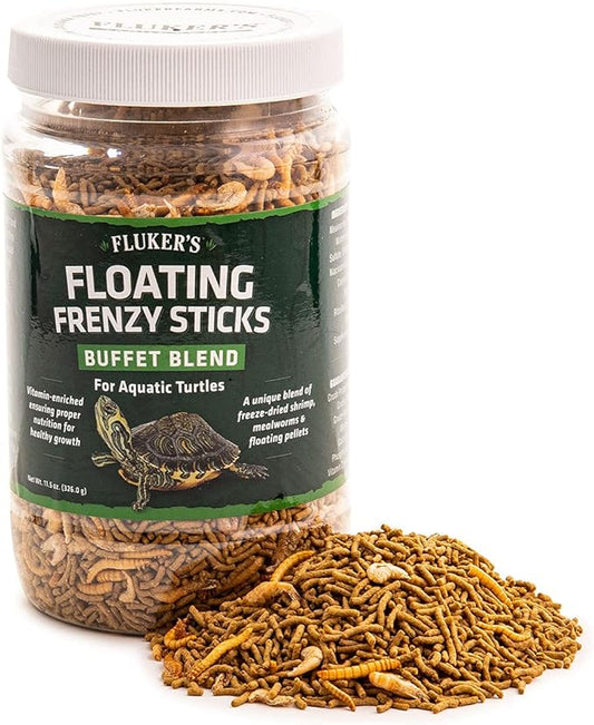 Fluker's Aquatic Turtle Buffet Blend Feeding Frenzy Sticks, 11.5 oz