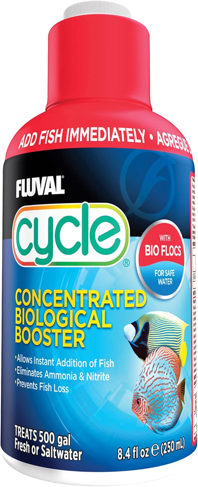 Fluval Cycle Biological Enhancer, Aquarium Water Treatment, 8.4 Oz., A8349