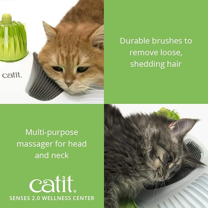 Catit Senses 2.0 Wellness Center Cat Toy - Interactive Multi-Purpose Relaxation Spot with Catnip Included