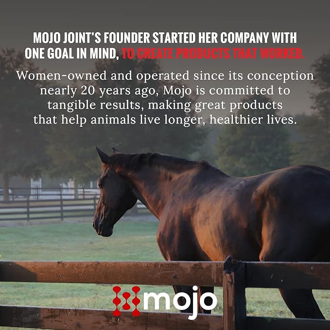 Mojo Joint Horse Supplements, Equine Pelleted Supplement, All Natural Joint Care Supplement for Horses, 20 lbs