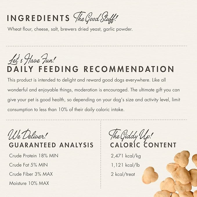 Fromm Pop'etts Chompy Cheese Cracker Dog Snacks - Premium Dog Treats - Cheese Recipe - Pack of (3) 6 oz Bags