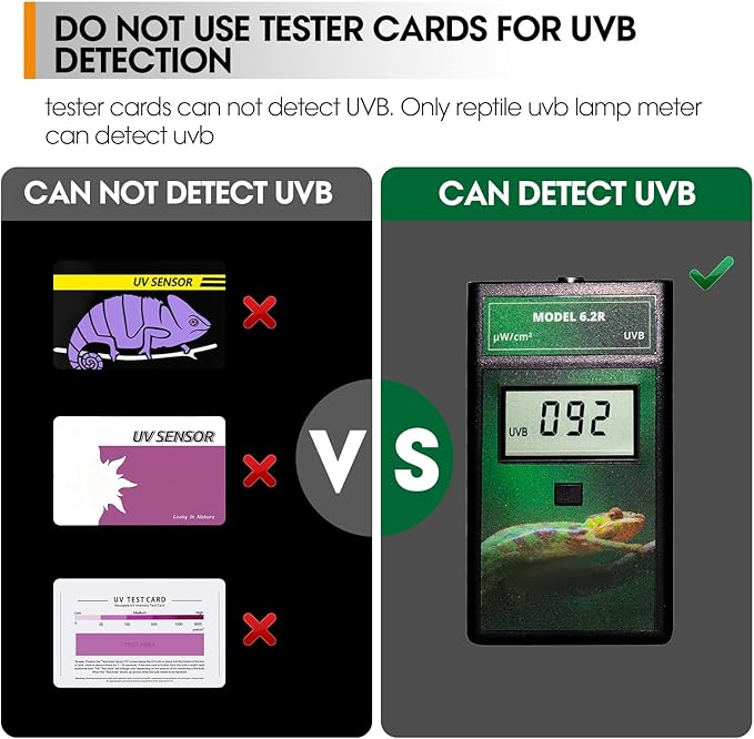 Premium High-Intensity UVB Reptile Light for Optimal Calcium Metabolism,5-Watt 10.0 Desert UVB Light Ideal for Desert-Dwelling Reptiles Bearded Dragons Tortoises (Desert 10.0 UVB)