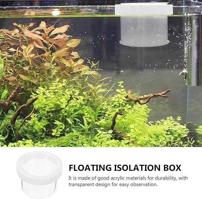 Box Fish Tank Box Baby Fish Separator Floating Aquarium Fish Tank Hatchery Fish Tank Supplies Small Fish