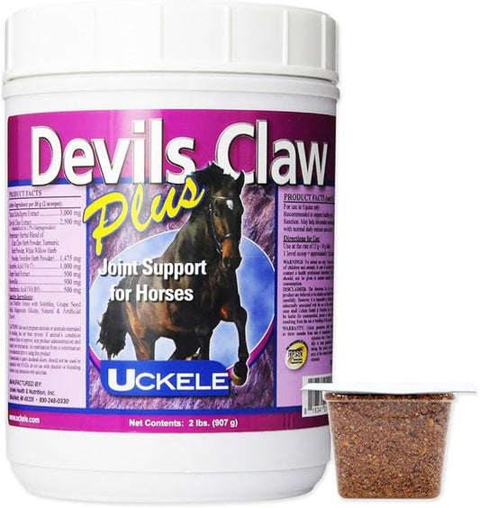 Uckele Devils Claw Plus Horse Supplement - Equine Vitamin & Mineral Supplement - 20 lbs Pellets