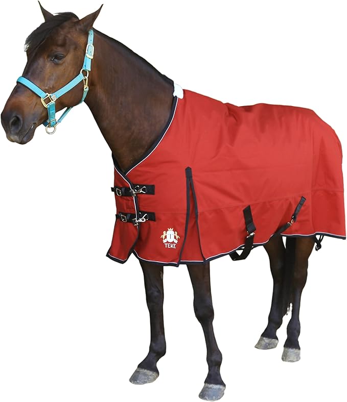 Ultimate Turnout Blanket for Horses, 1050D Ballistic Nylon Outer, 300g Heavy Weight Filling