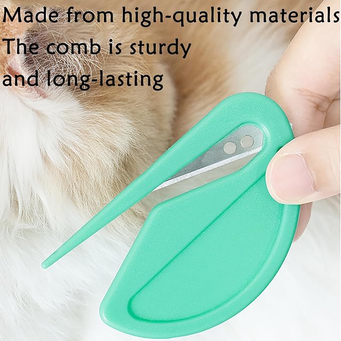 5Pcs Knotting Comb for Cats, Pet Knotting Comb De Knotting Comb for Dog Pet Hair Removal Tool Cat Dog Grooming Comb Knot Remover Cat Knotting Comb