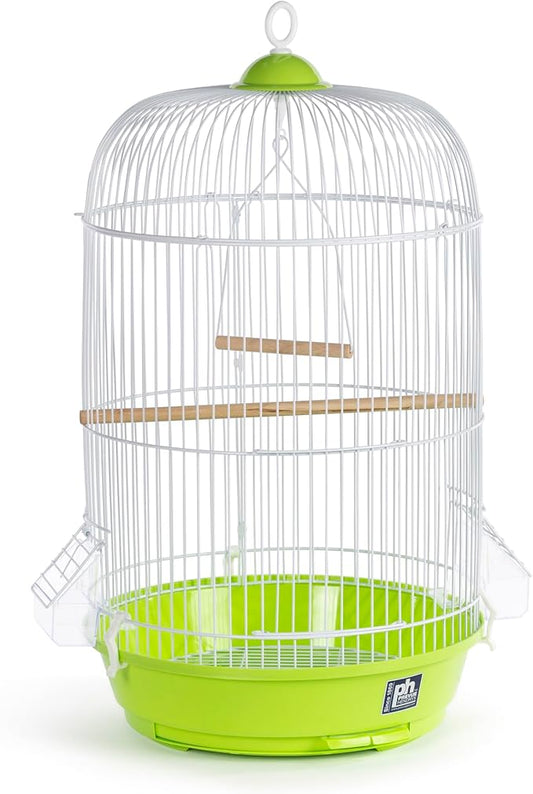 Prevue Hendryx SP31999G Classic Round Bird Cage, Green,1/2"