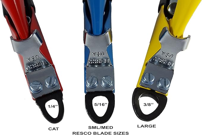 Resco Deluxe Dog Nail Clippers, Original Pet Nail Trimmer, Made in USA, Small/Medium, Blue