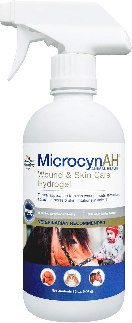 Manna Pro MicrocynAH Wound & Skin Care Hydrogel, 16 oz