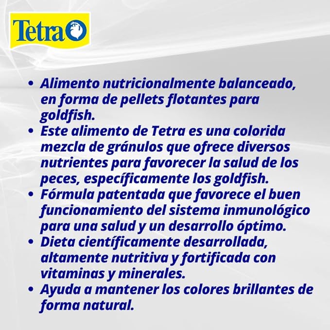 Tetra Goldfish Variety Pellets, Balanced Diet, 1.87 Ounce