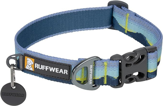 Ruffwear, Crag Dog Collar, Reflective and Comfortable Collar for Everyday Use, Alpine Dawn, 11"-14"