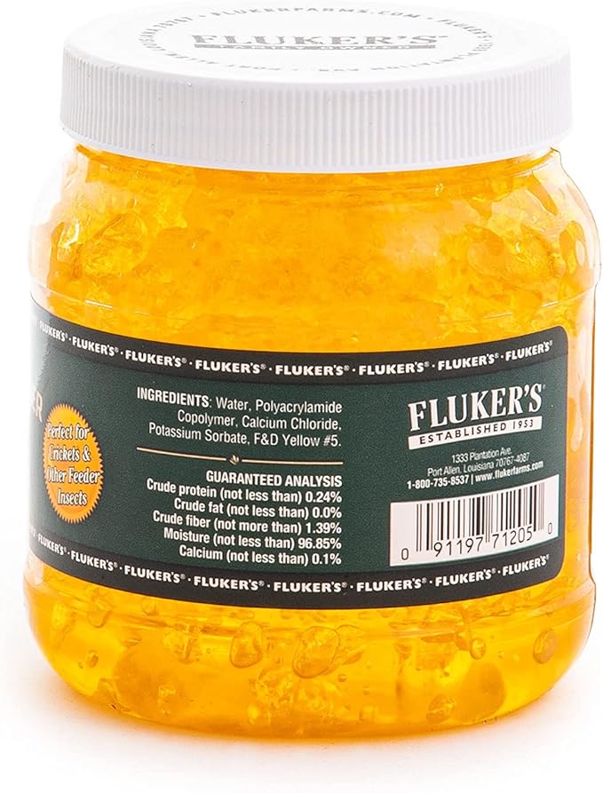 Fluker's Cricket Quencher Calcium Fortified, Easy to Use Gel Formula, 8 oz (Pack of 2)