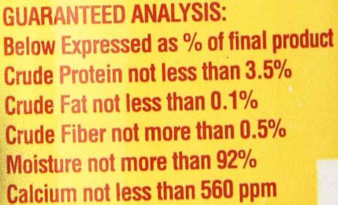 Fluker's Orange Cube Complete Cricket Diet, Gut Load Food for Feeder Insects and Live Crickets, Provides Vitamins, Minerals, and Hydration, 6 oz