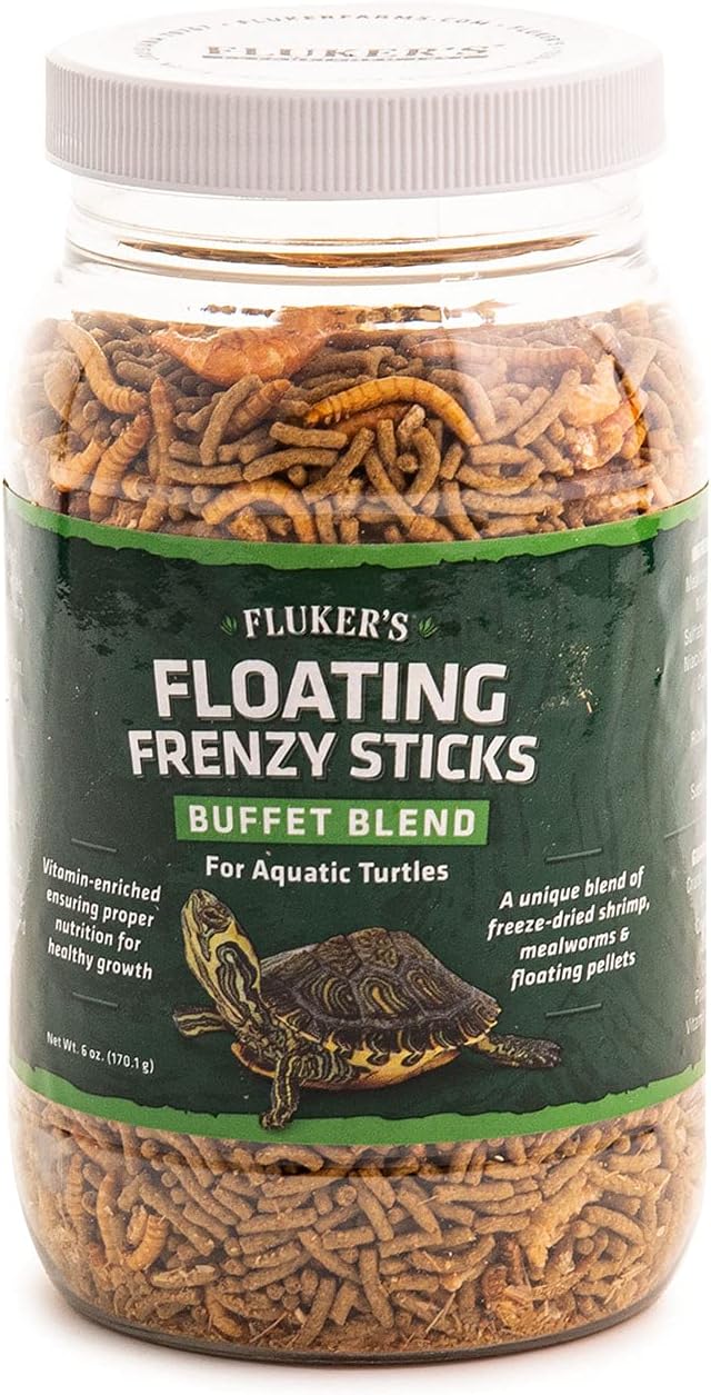 Fluker's Aquatic Turtle Buffet Blend Feeding Frenzy Sticks, 6 oz