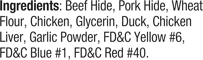 Good'N'Fun Triple Flavored Rawhide Kabobs for Dogs, 1 pack, 12 oz