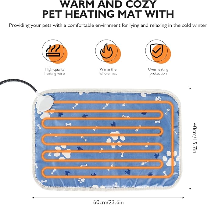 Puppy Incubator with Heating - Puppy Incubator,Fan Ventilation Circulation Design,Kitten Incubator,Incubator for Puppies with Puppy Bed Mat (55L)